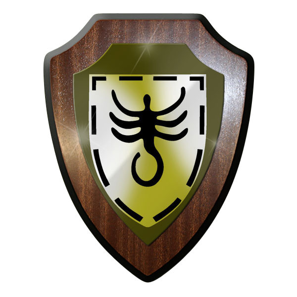 Wappenschild / Wandschild -1Kp Lehr Bataillon Kampf Gruppe vd Heydte Ramcke#9615