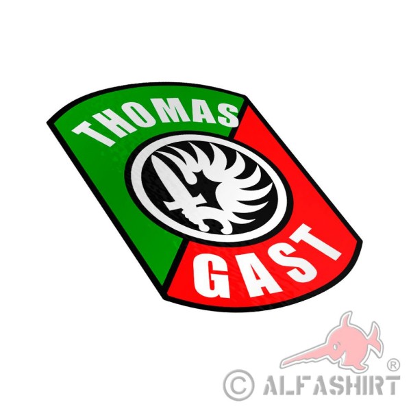 Thomas Gast Logo Legion Etrangere Foreign Legion Para 10x7cm sticker # A5807