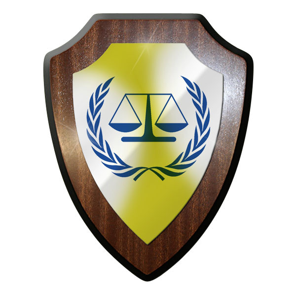 Wappenschild / Wandschild - Internationalen Strafgerichtshof Den Haag #9719