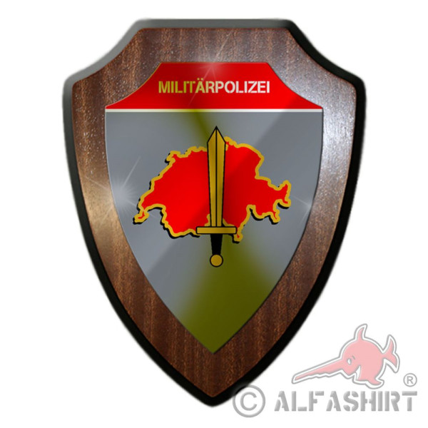 Heraldic shield Switzerland Military Police Reg 2 Region MP Army Swiss Emblem # 37346