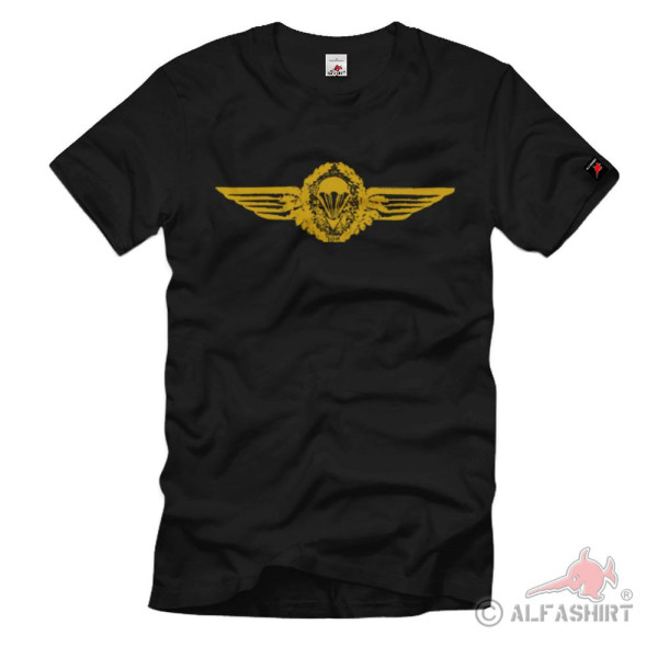 Deutsches Fallschirmspringerabzeichen Stufe 3 Fallschirmjäger Heer T Shirt #1377