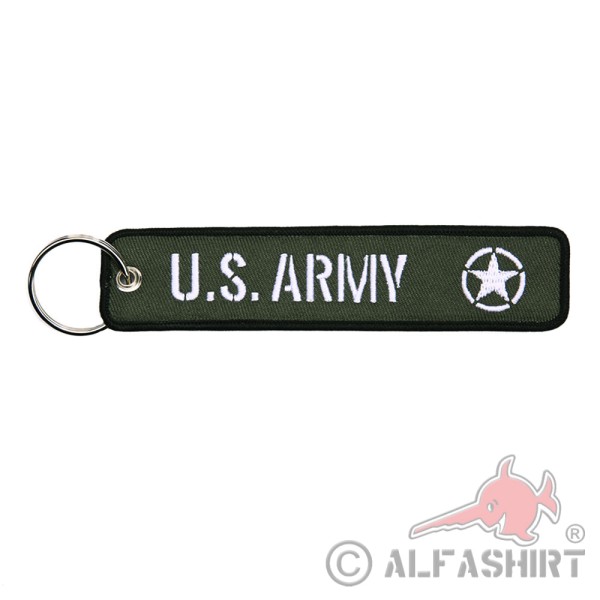 Keyring US Army USA allied star star WWII WW2 drab America # 36640