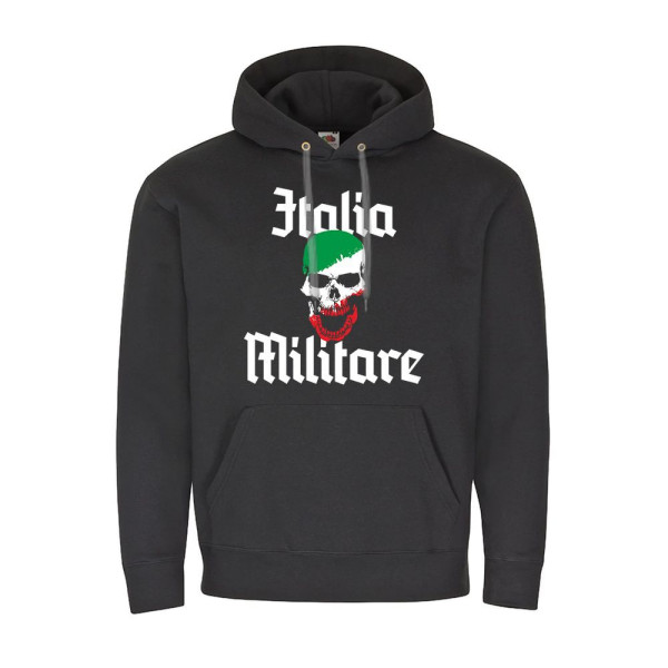 Italia Militare - Italien Militär Armee Totenschädel - Kapuzenpullover #7320