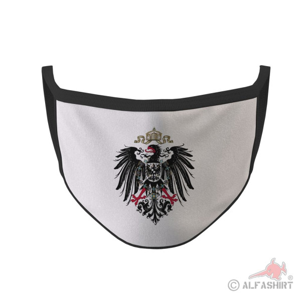Mundmaske Deutsches-Kaiser-Reich Adler Deutschland schwarzase #35485