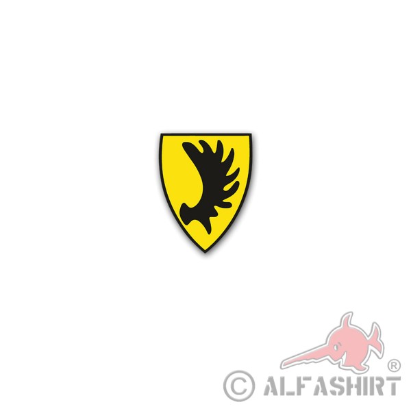 Altes Ostpreußen Wappen Adler 7x6 cm #A4643