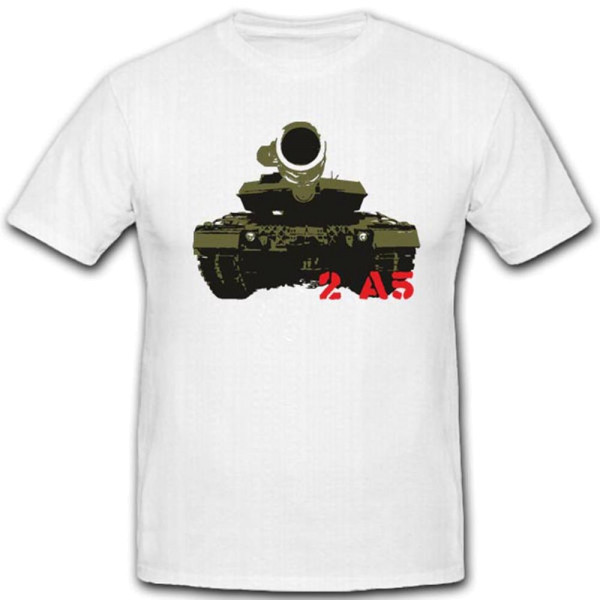 2 A5 Panzer Geschütz Militär Waffe Bundeswehr WK Wh - T Shirt #3262