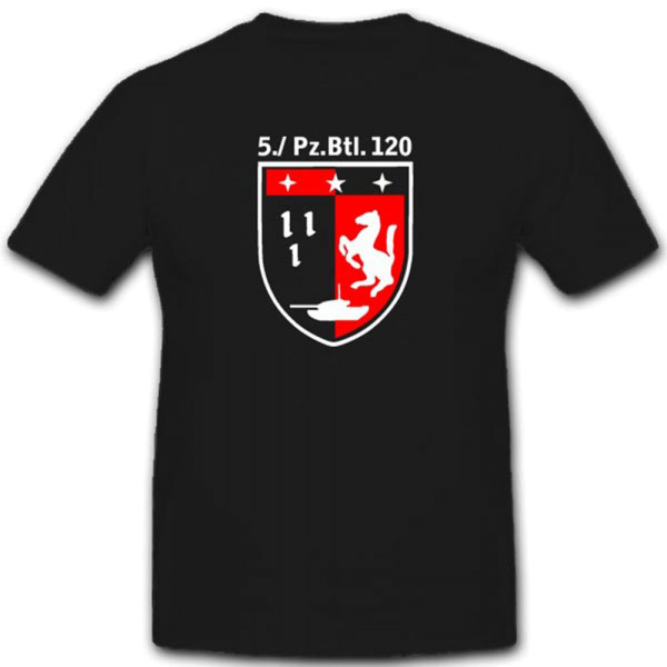 PzBtl120 Panzerbataillon 120 Wappen Abzeichen Emblem T Shirt #3481