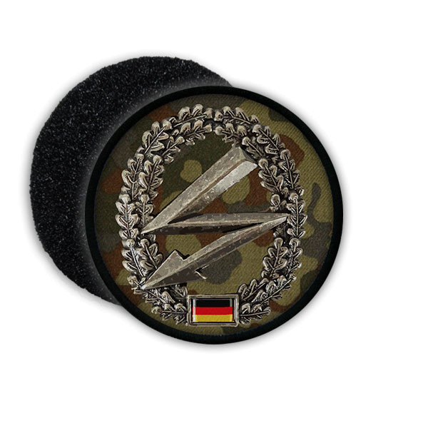Patch BW Fernmelder Fm Barett Abzeichen Einheit Bundeswehr Patch Tarnung #20870