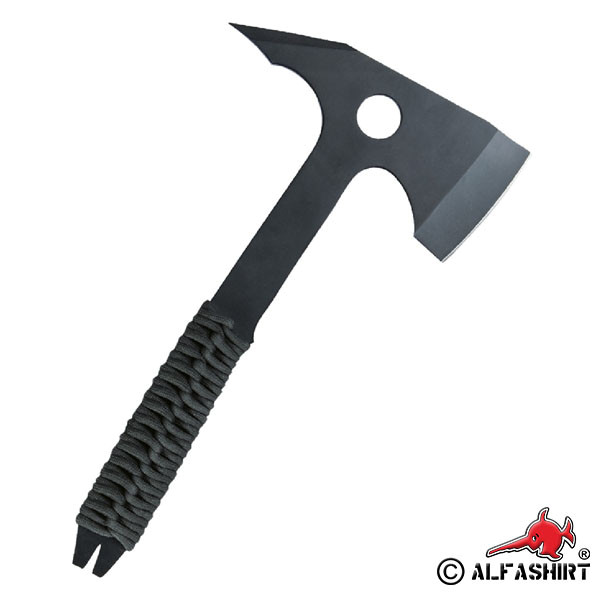 Tactical Paracord Tomahawk - Ax Hatchet Paracord Blade Knife Outdoor # 17215