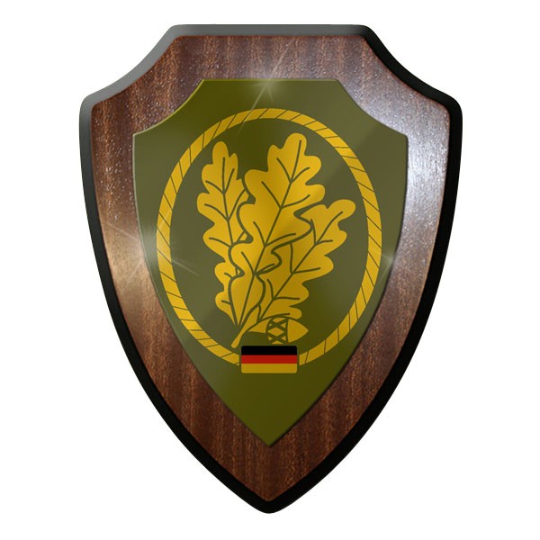 Wappenschild / Wandschild -Jägertruppe Barettabzeichen Jg Infanterie #9853
