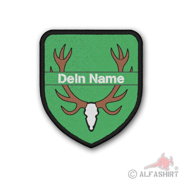 Patch Hunting Protection Personalized Deer Antlers Your Name Hunting Forester # 37623