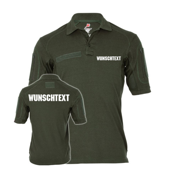 Tactical Polo Wunschtext Spezial Einheit Polo Shirt Hemd Alfashirt #32058