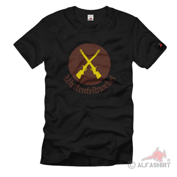 Waffenfeldwebel Abzeichen Wappen Emblem Gewehre- T Shirt #1381