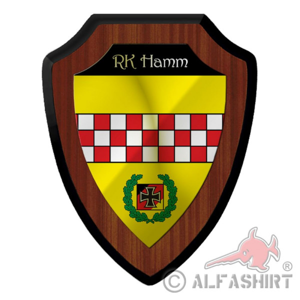 Coat of arms shield RK Hamm reservists comradeship Bundeswehr BW #41000