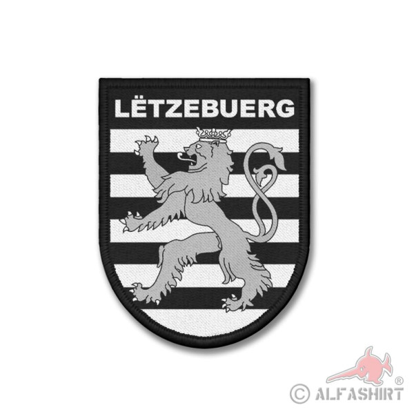Patch Luxembourg Police Luxembourg Unit Coat of Arms Uniform half round #40620