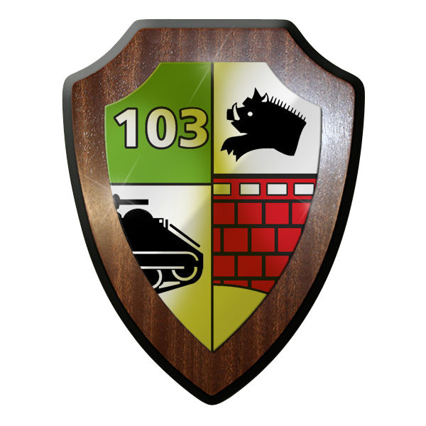 Wappenschild / Wandschild -PzGrenBtl 103 Panzergrenadierbataillon #9622