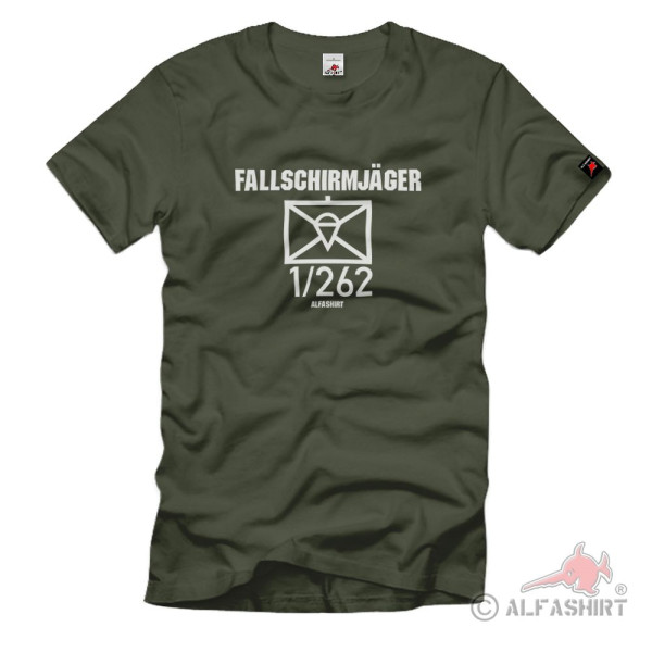 Paratrooper 1-262 FschJgBtl Company Tactical Sign T-Shirt # 37020