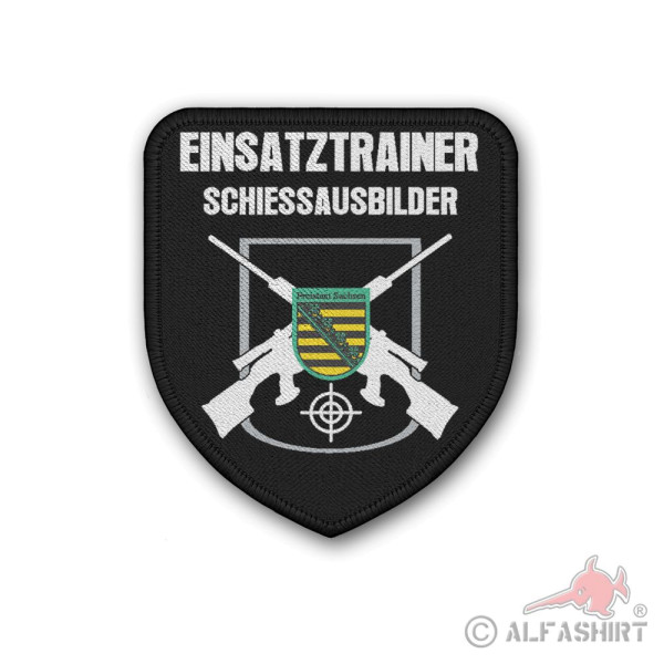 Coat of Arms Police Justice Saxony Correctional System Operational Trainer #41012