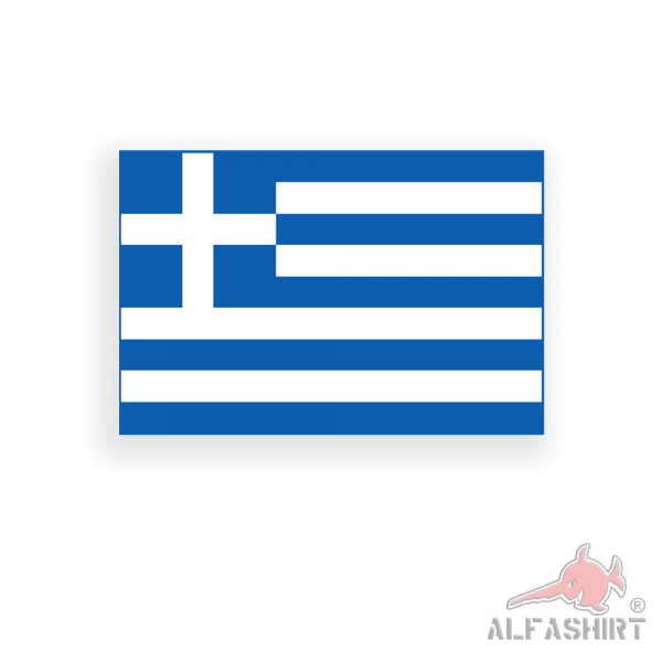 Aufkleber/Sticker Griechenland Fahne Greece Griechisch Athen Heimat 11x7cm A2939