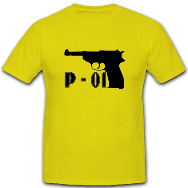 P-01 Pistole Schusswaffe Waffe Munition - T Shirt #5354
