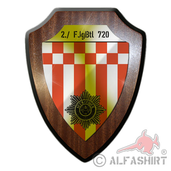 Wappenschild FjgBtl 720 Feldjägerbataillon Bremen Lettow Vorbeck Kaserne #26028