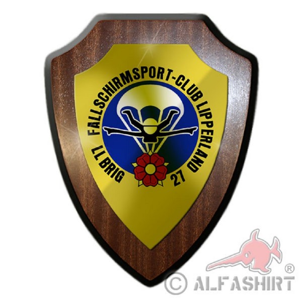Wappenschild - Fallschirmsport-CLUB Lipperland LL Brig 2 Fallschirmjäger #19002