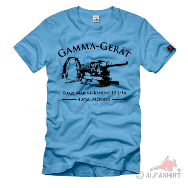 Gamma-Gerät-Mörser Kurze Marine-Kanone 12 L-16 Geschütz Heer T-Shirt #40003