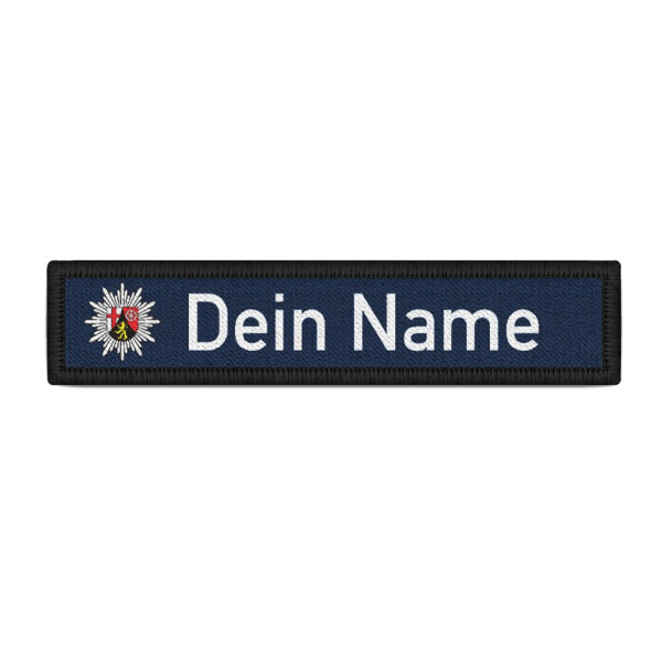 Namensschild Polizei Rheinland Pfalz Dein Name Personalisert #40893