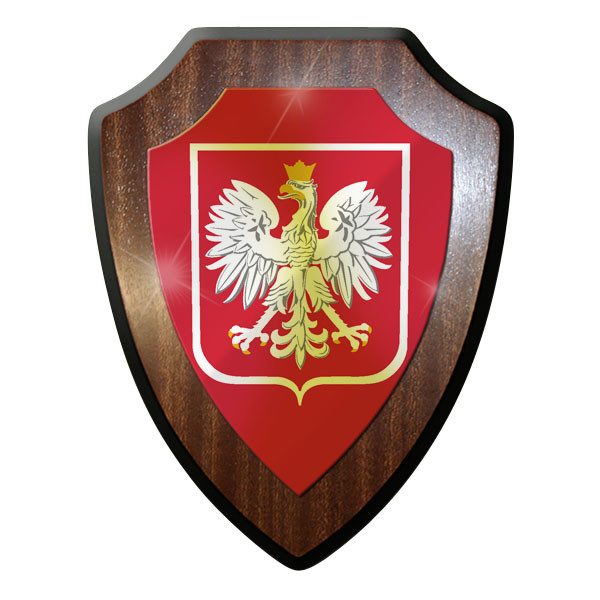 Wappenschild - Polen Wappen Fahne Poland Wappen Abzeichen #8992
