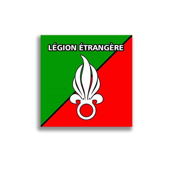 Aufkleber/Sticker Légion étrangère Frankreich Fremdenlegion 7x7cm A1422