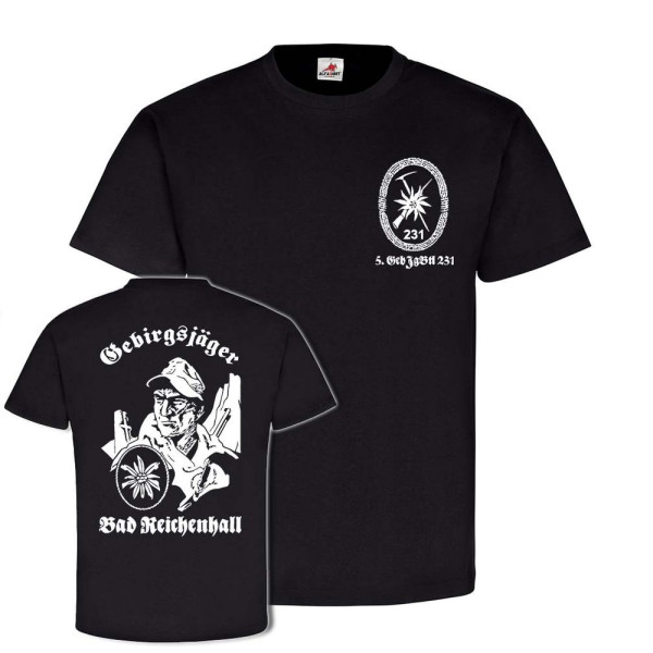 5 GebJgBtl 231 Gebirgsjäger Reichenhall Gebirgsjägerbataillon T Shirt #25009