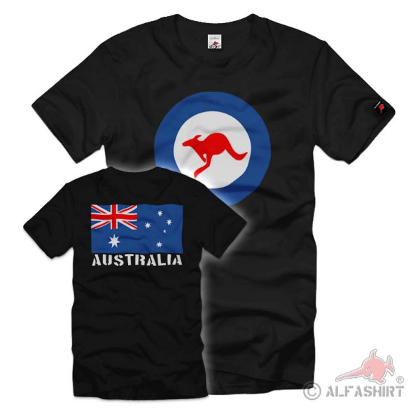 Australia Australia Flag Flag Kangaroo Cockade Australian - T Shirt # 1529