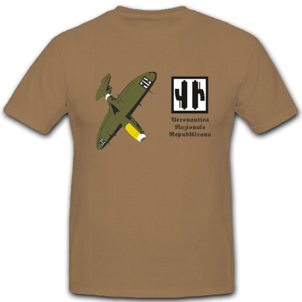 Aeronautica Nazionale Repubblicana Wappen Abzeichen - T Shirt #2974
