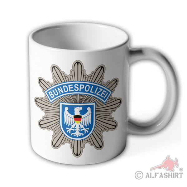 Bundespolizei Wappen BPOL Abzeichen Sonderpolizei Bundes Adler - Tasse #9790