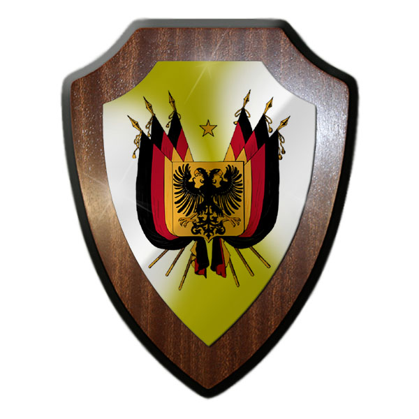 Blechschild Wappen Deutsches Schutzgebiet Adler Metallschild 20x30 tin sign 