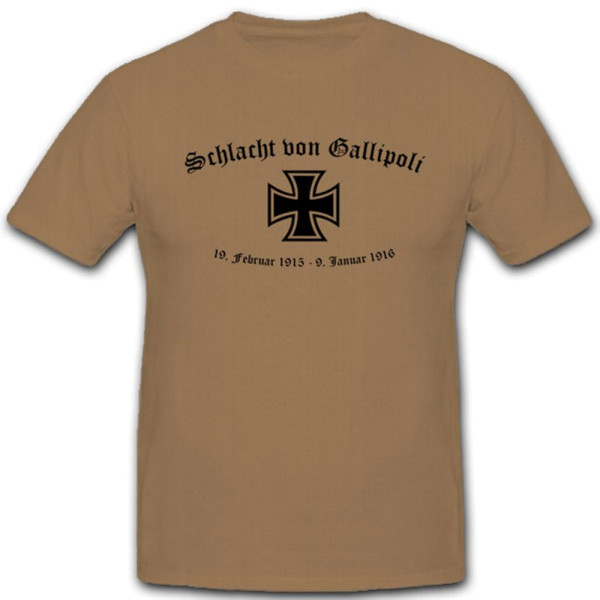 Schlacht Gallipoli WK Türkische Halbinsel Eroberung Osmanischen - T Shirt #4426