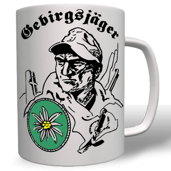 Mountain infantry badge Bundeswehr Edelweiß cup #16759