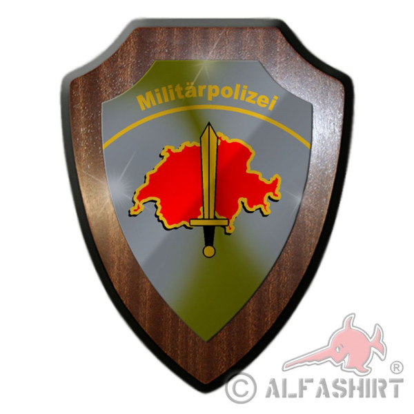 Heraldic shield Switzerland Military Police Reg 2 Typ2 Swiss Army # 37361
