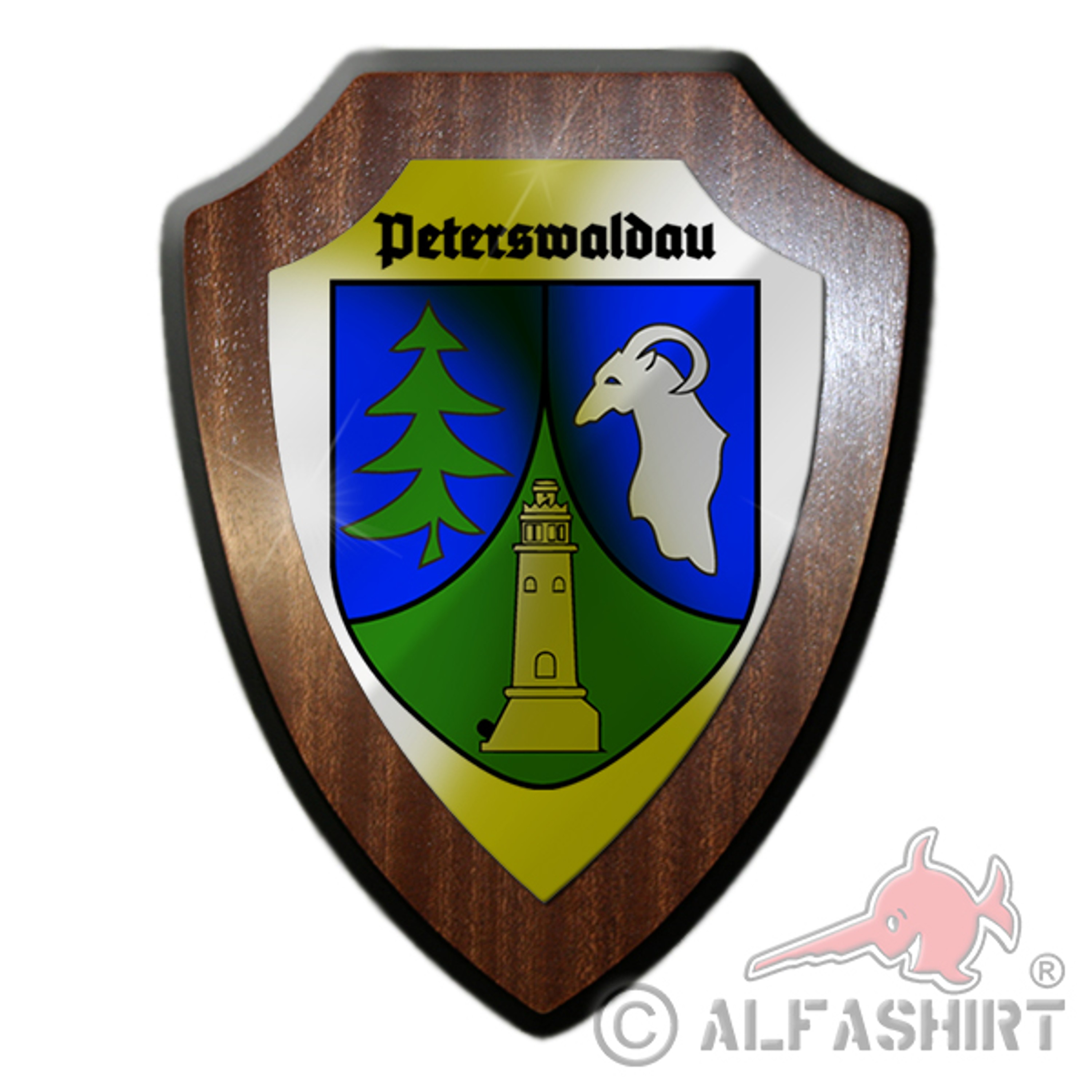 Wappenschild Peterswaldau Wappen Schlesien Niederschlesien Breslau Polen #25702