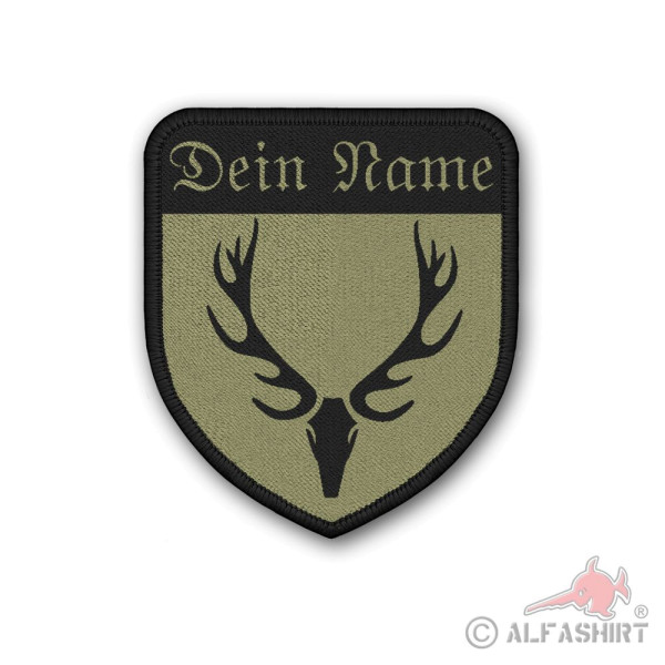 Patch Waidmann Personalized Hunter Badge Forester Deer Altdeustch # 37615