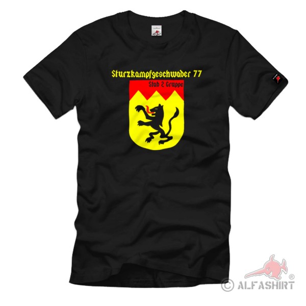 5. Staffel SKG 77 Sturzkampfgeschwader Einheit Emblem Luftwaffe - T Shirt #1073