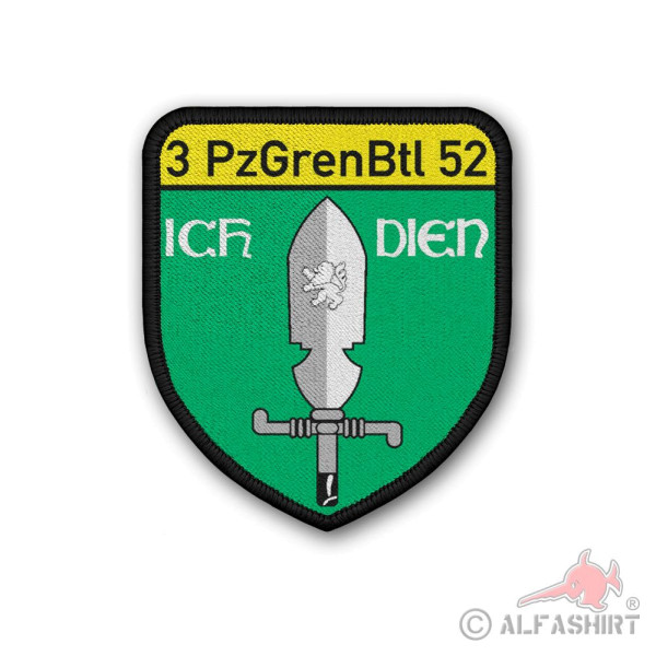 Patch 3 Kompanie PzGrenBtl 52 Rothenburg Grenni Bundeswehr Abzeichen #39048