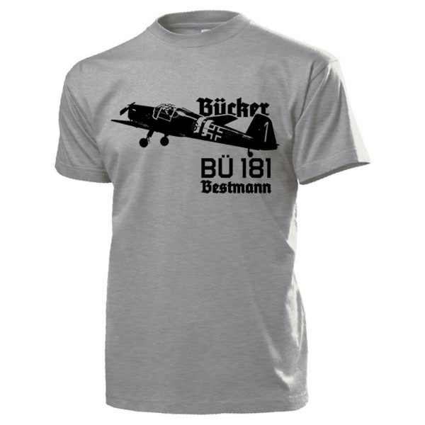 Bücker Bü 181 Bestmann Flugzeug Sportflugzeug Schulflugzeug T Shirt #15021