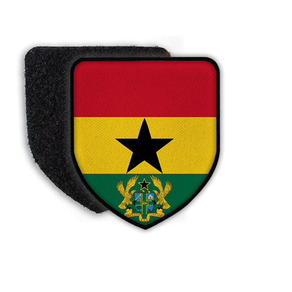 Patch Flag of Ghana Flagge Land Staat Wappen Landeswappen Aufnäher #21236