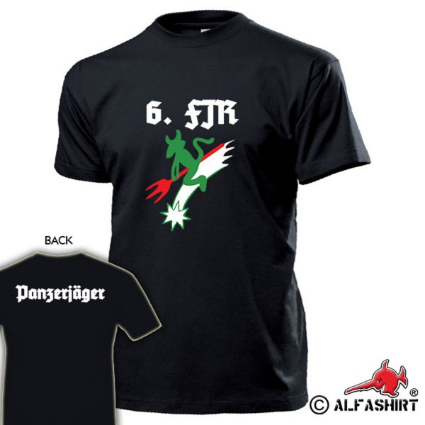 Fallschirmjäger Regiment 6 FJR Regiment Wappen Abzeichen T Shirt #15414