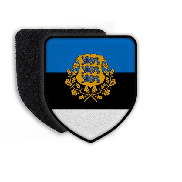 Patch Estland Tallinn Eichenlaub Löwe Ratas Aufnäher Wappen Aufnäher #21932
