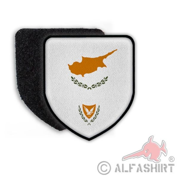 Patch Flagge von der Republik Zypern Flagge Zeichen Wappen Land Staat #21382