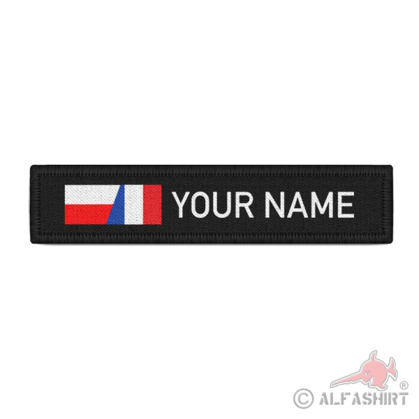 Namenspatch personalisiert Frankreich France Polen Polska Europa #43622