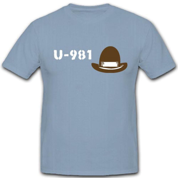 U Boot 981 U981 Unterwasser Untersee Schlachtschiff Marine T Shirt #3193