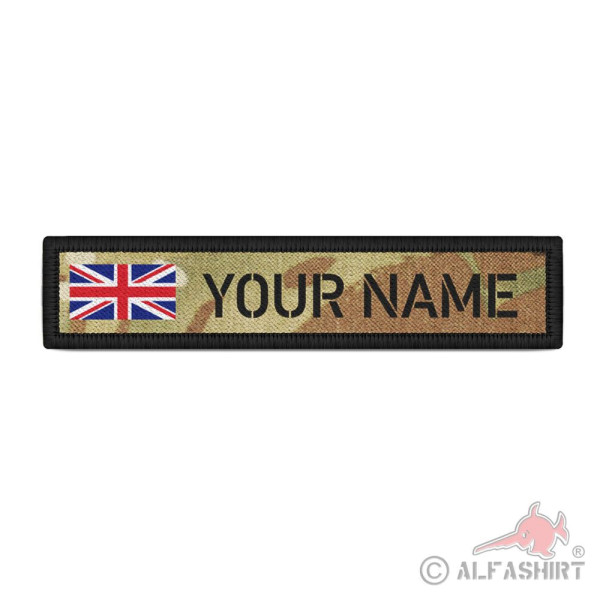 Name patch British Army UK TPM Royal Air Force Navy camouflage pattern # 36621